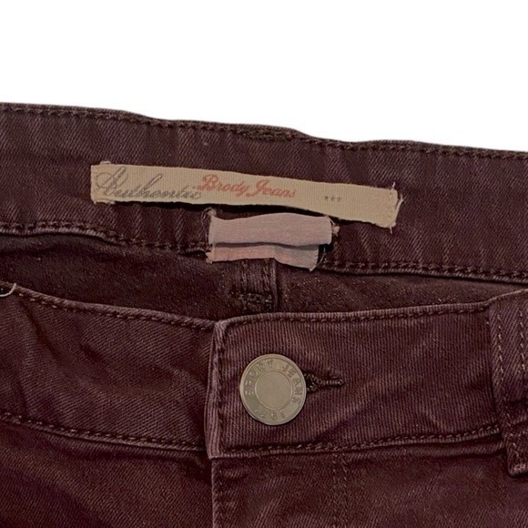 Authentic Brody Jeans Maroon High Waisted Boyfriend - Picture 10 of 12